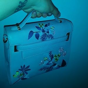Zaidee embroidered satchel